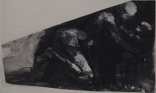 Auguste RODIN : La nativité - Gravure
