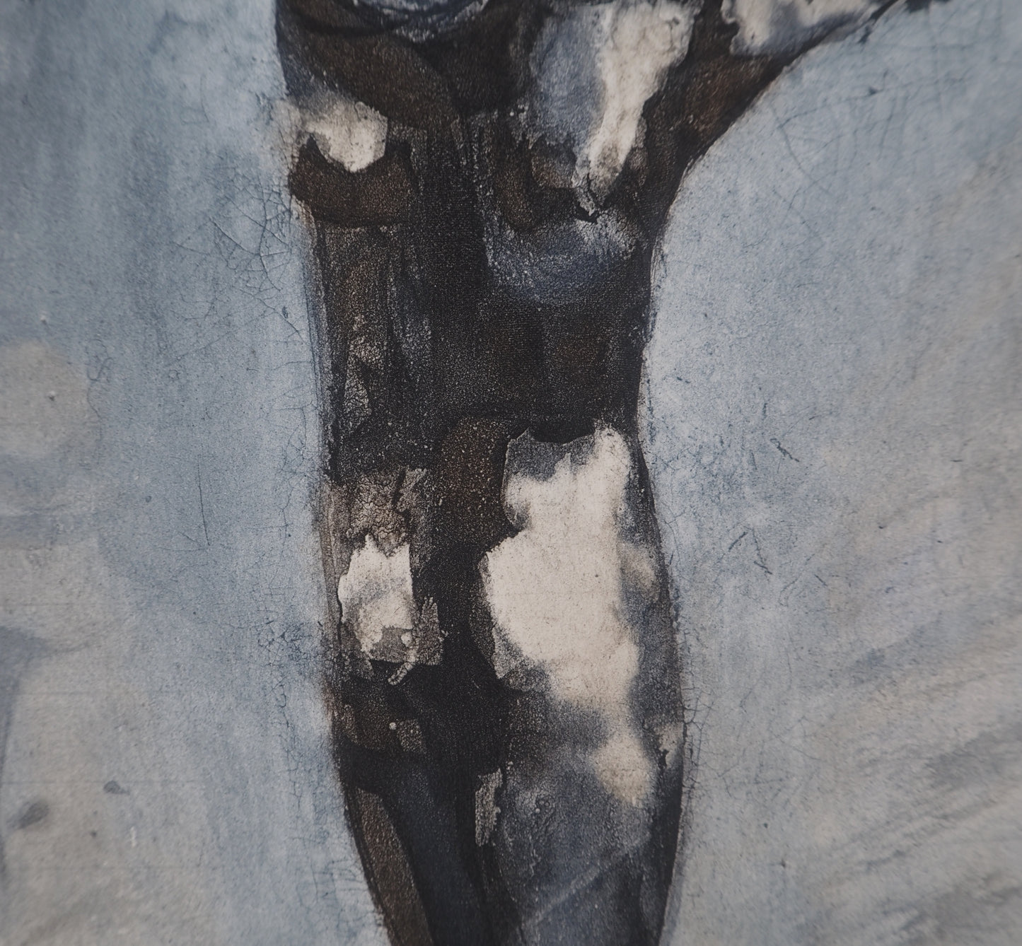 Auguste RODIN :  Nu de dos - Gravure