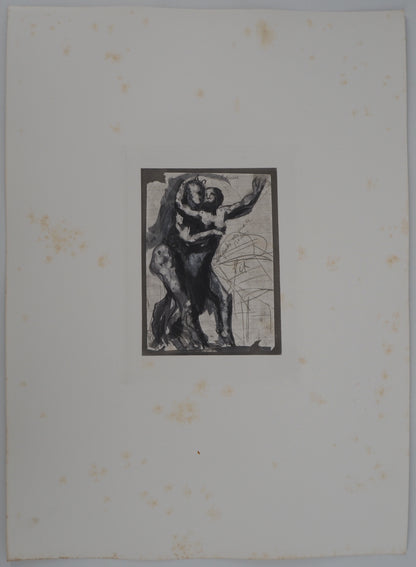 Auguste RODIN :  La luxure - Gravure
