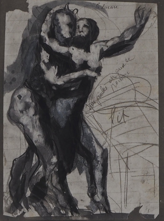 Auguste RODIN :  La luxure - Gravure