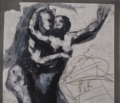 Auguste RODIN :  La luxure - Gravure