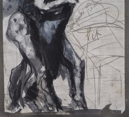 Auguste RODIN :  La luxure - Gravure