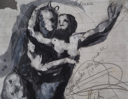 Auguste RODIN :  La luxure - Gravure