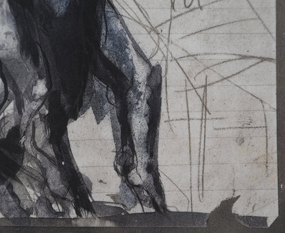 Auguste RODIN :  La luxure - Gravure