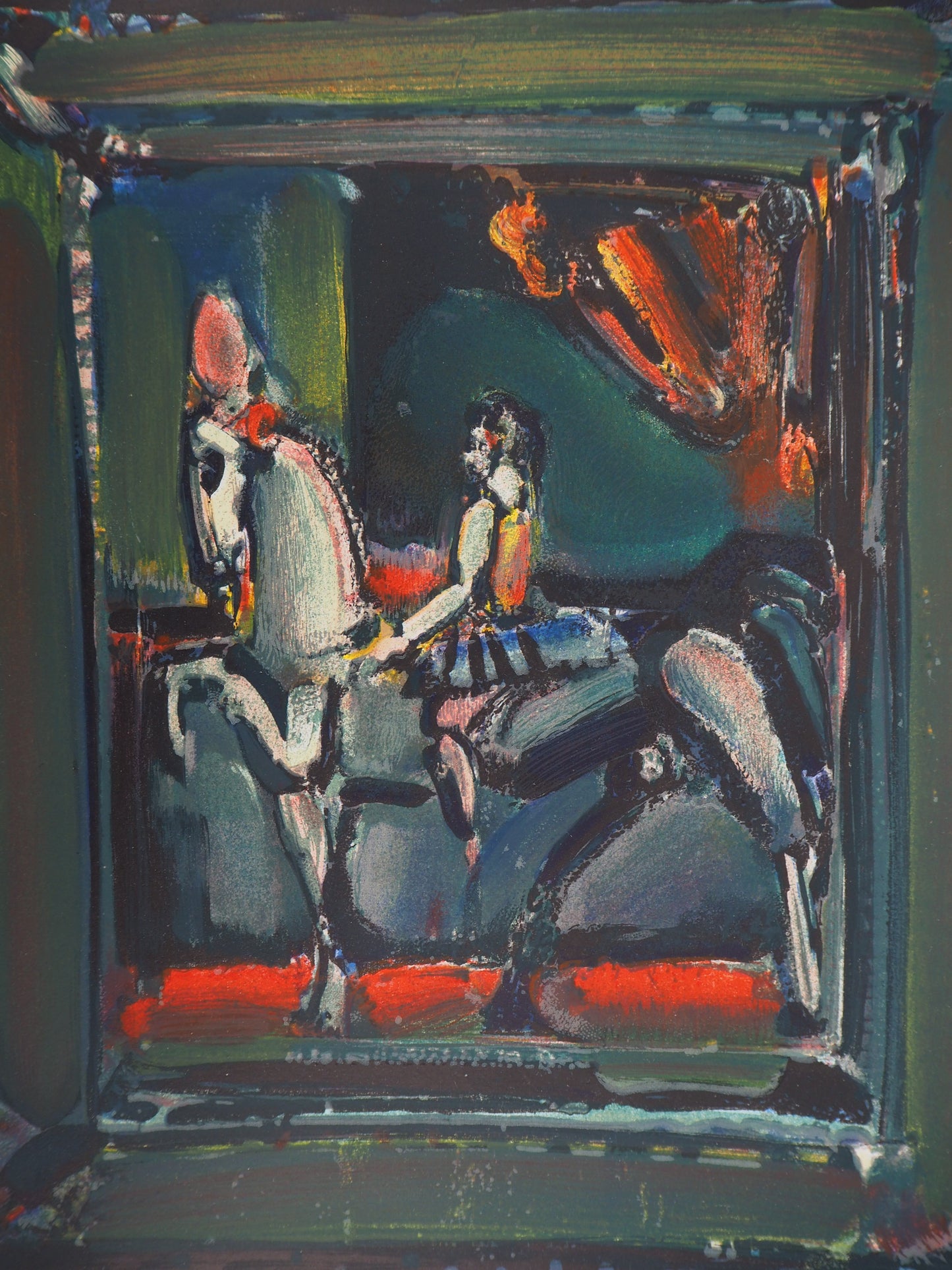 Georges ROUAULT : L'écuyère - Lithographie originale