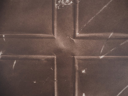 Antoni TAPIES : Gravure en croix - Lithographie signée