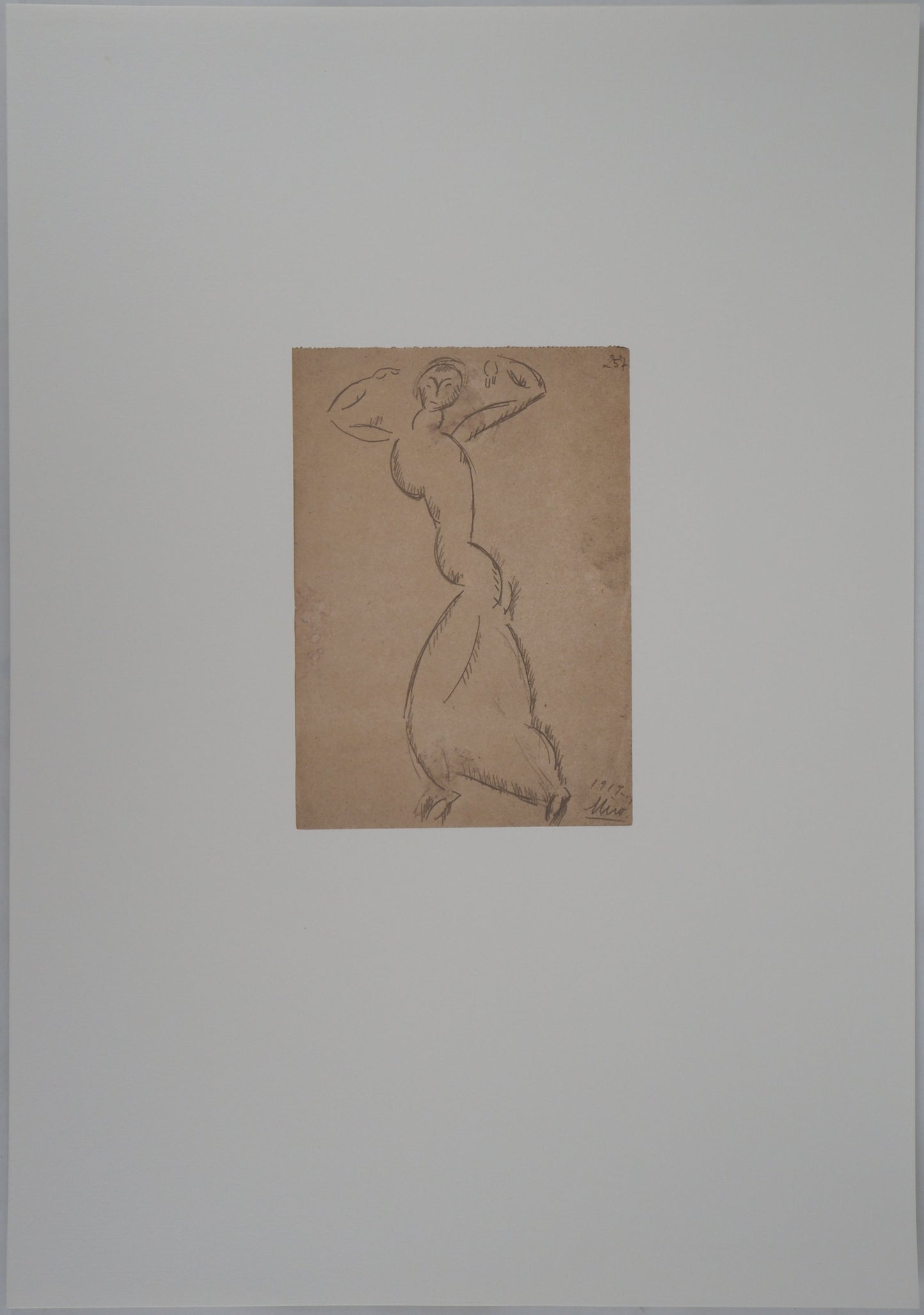 Joan MIRO : La Danseuse - Lithographie signée