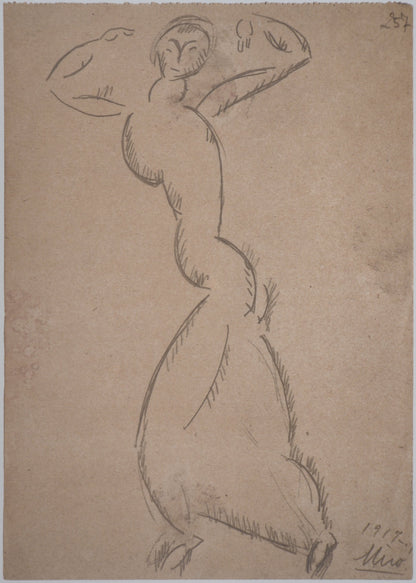 Joan MIRO : La Danseuse - Lithographie signée