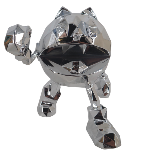 Richard ORLINSKI : Pac-man (Silver Edition) - Sculpture originale
