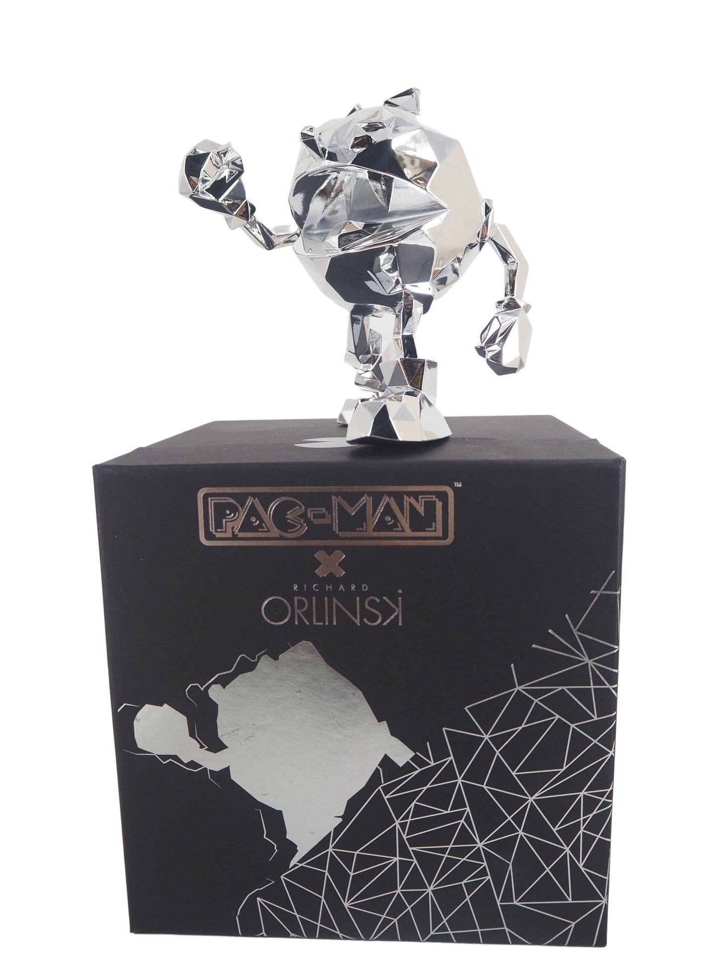 Richard ORLINSKI : Pac-man (Silver Edition) - Sculpture originale