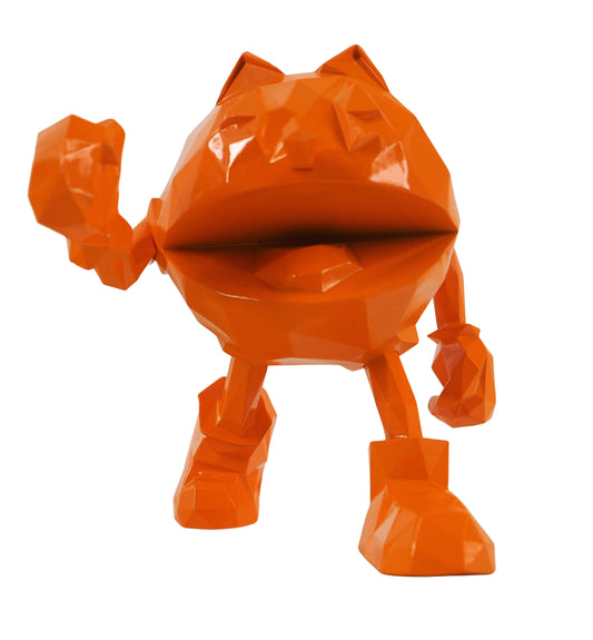 Richard ORLINSKI : Pac-man mini (Orange Edition) - Sculpture originale