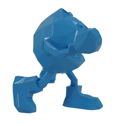 Richard ORLINSKI : Pac-Man mini (Blue edition) - Sculpture originale
