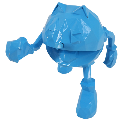 Richard ORLINSKI : Pac-Man mini (Blue edition) - Sculpture originale