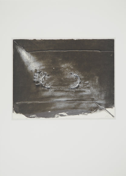 Antoni TAPIES : Clair-obscur - Lithographie signée