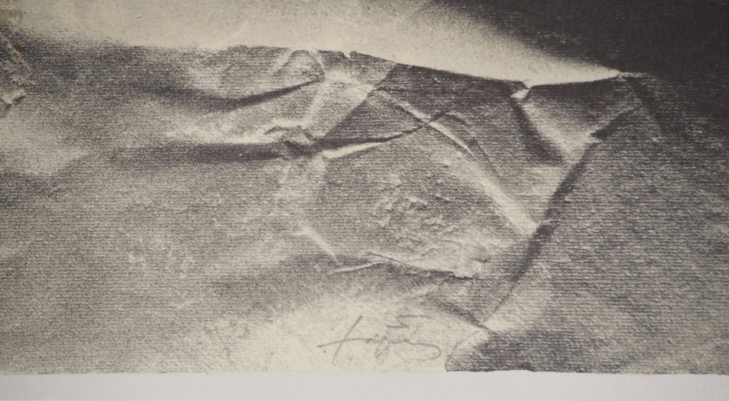 Antoni TAPIES : Le viseur de cible - Lithographie signée