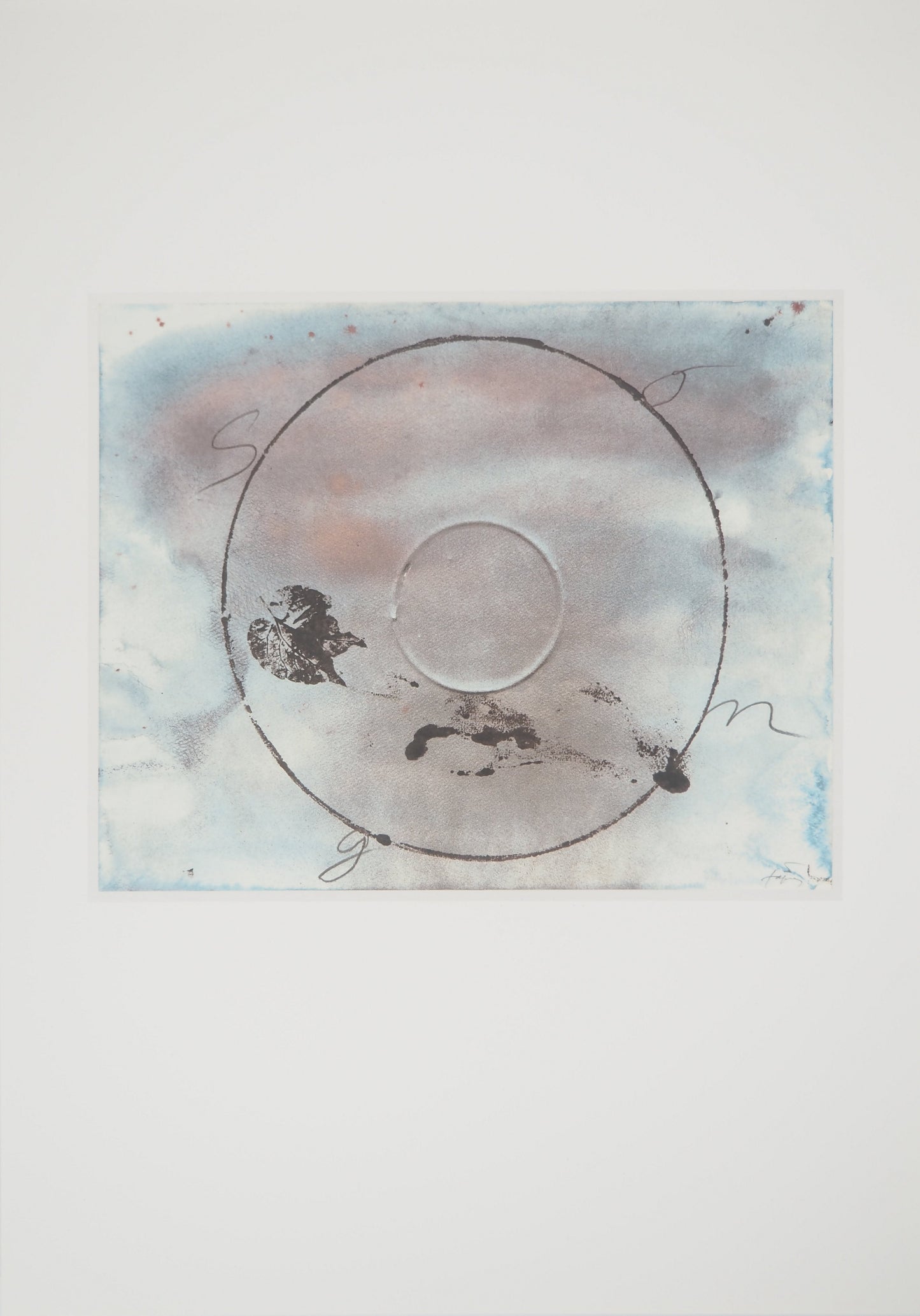 Antoni TAPIES : Souvenir des Song - Lithographie signée