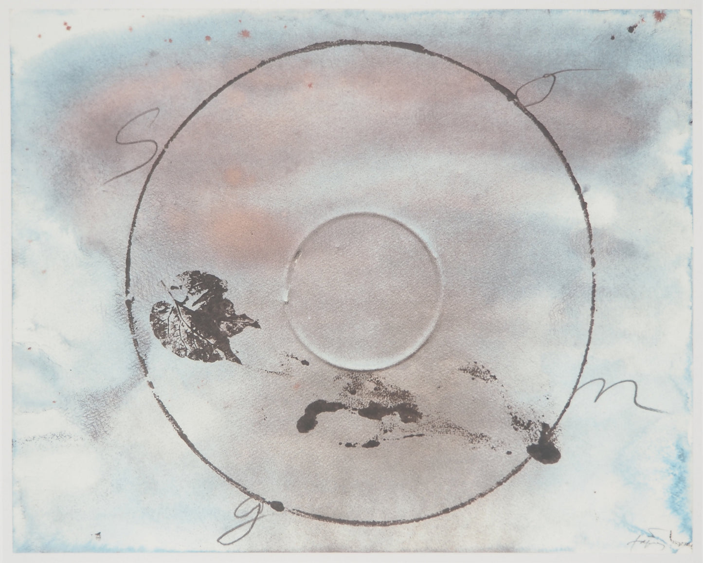 Antoni TAPIES : Souvenir des Song - Lithographie signée