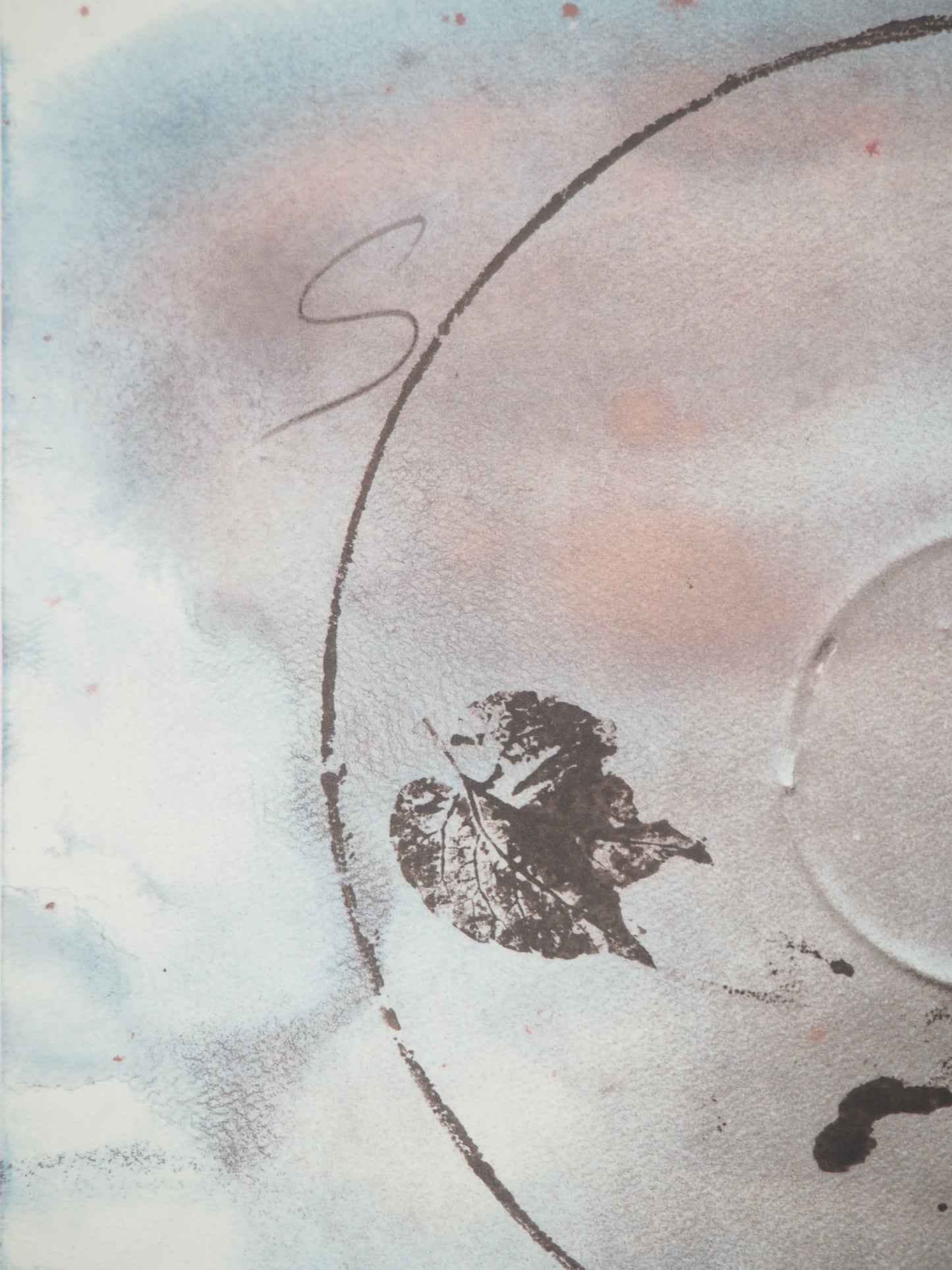 Antoni TAPIES : Souvenir des Song - Lithographie signée