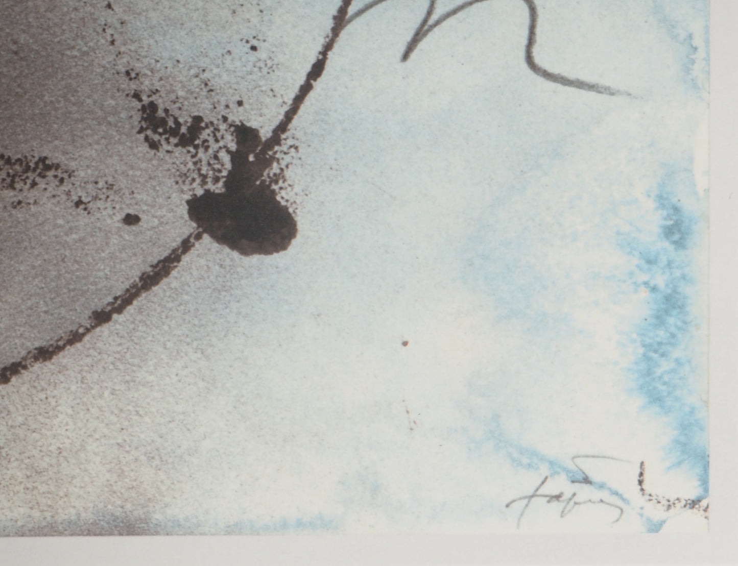 Antoni TAPIES : Souvenir des Song - Lithographie signée