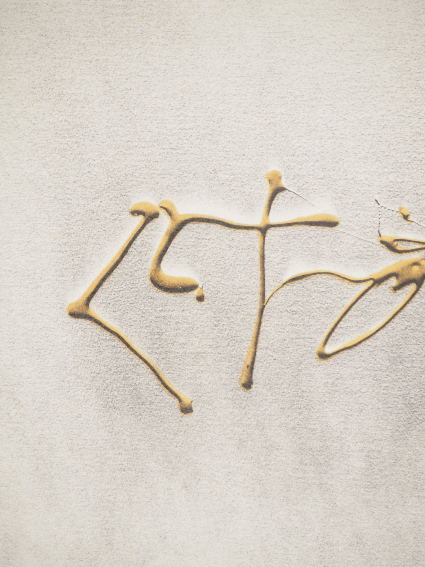 Antoni TAPIES : Ecriture en relief - Lithographie signée