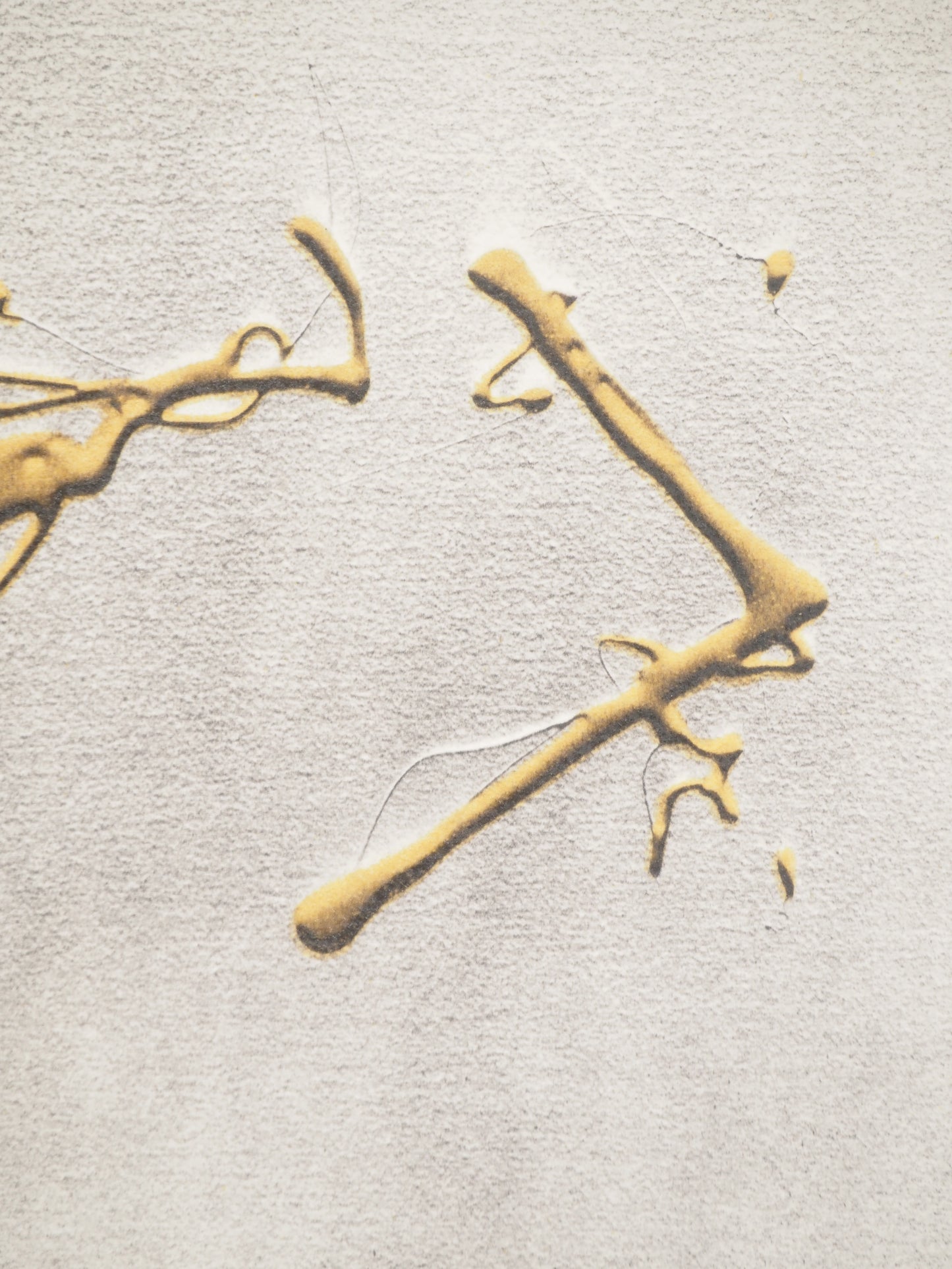 Antoni TAPIES : Ecriture en relief - Lithographie signée