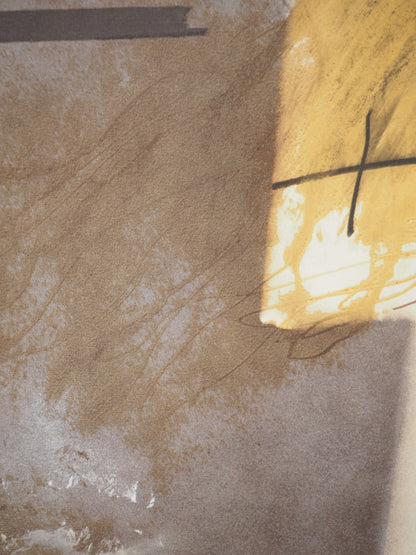 Antoni TAPIES : Lettre inversée - Lithographie signée