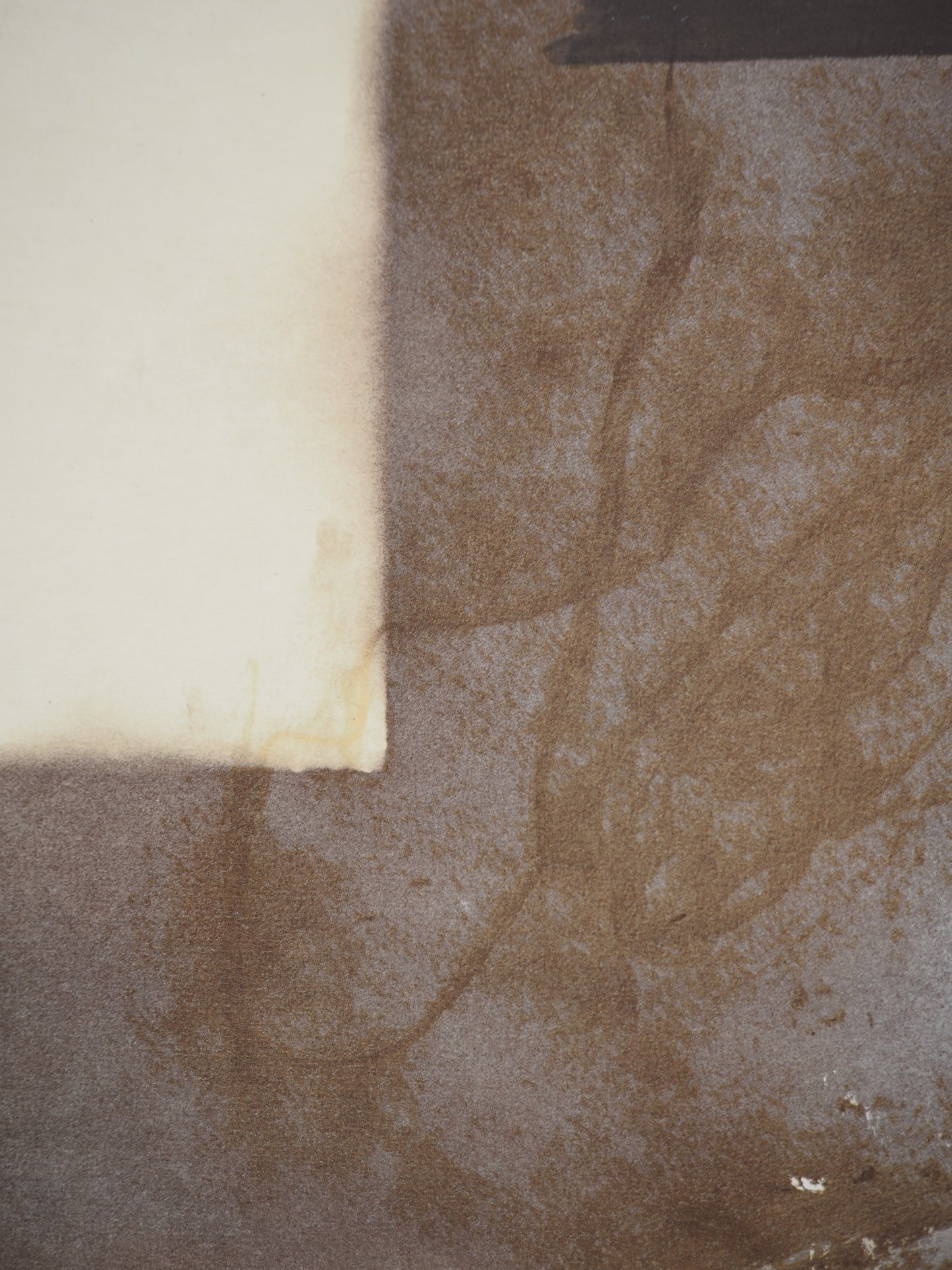 Antoni TAPIES : Lettre inversée - Lithographie signée