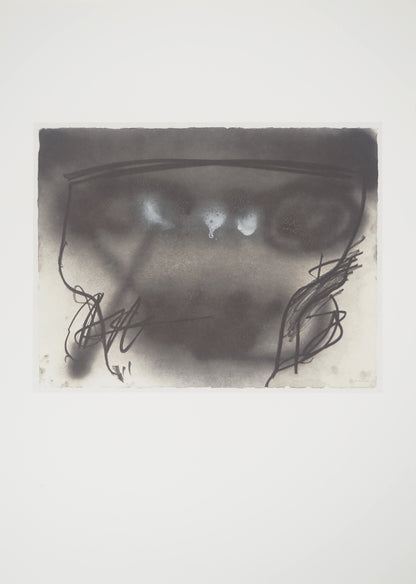 Antoni TAPIES : Ciel nuageux - Lithographie signée