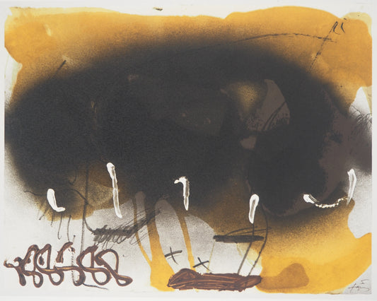 Antoni TAPIES : Composition à la balançoire - Lithographie signée