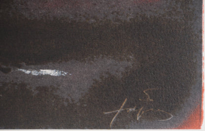 Antoni TAPIES : La Main de feu - Lithographie signée