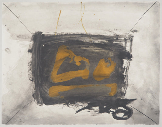 Antoni TAPIES : Nature morte au vignoble - Lithographie signée