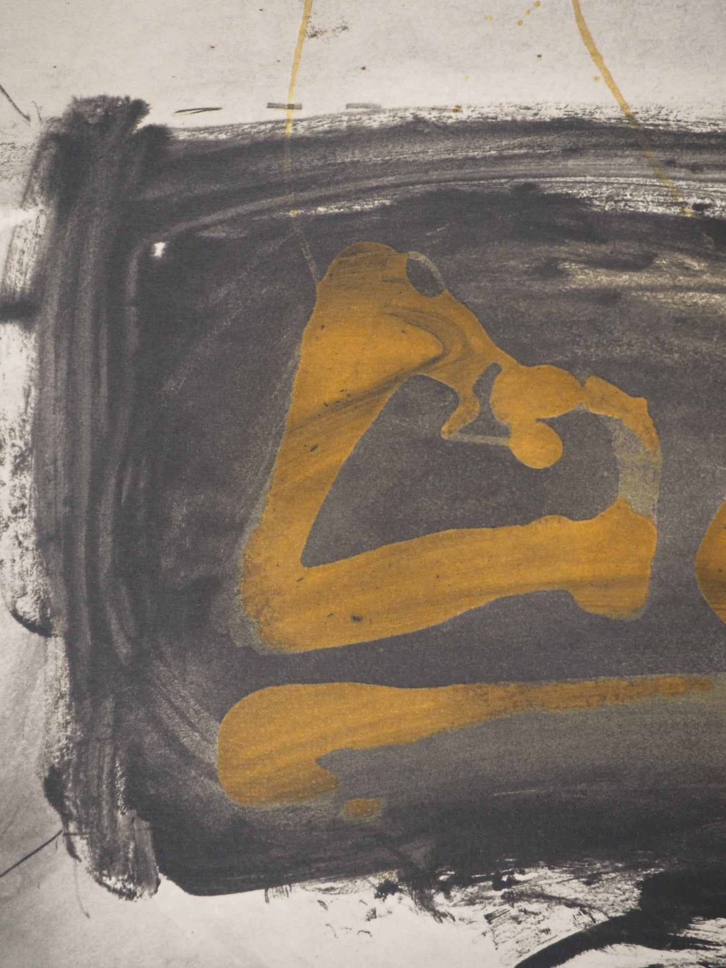 Antoni TAPIES : Nature morte au vignoble - Lithographie signée