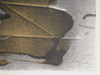 Antoni TAPIES : Composition alphabétique - Lithographie signée