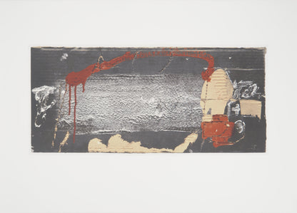Antoni TAPIES :  Empreinte de chaussure - Lithographie signée