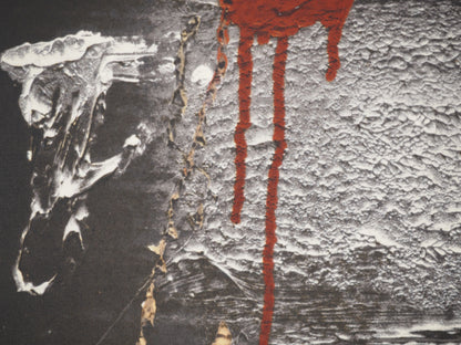 Antoni TAPIES :  Empreinte de chaussure - Lithographie signée