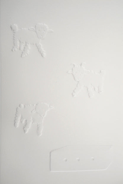 Antoine DE SAINT EXUPERY : Dessine-moi un mouton - Gravure sur bois