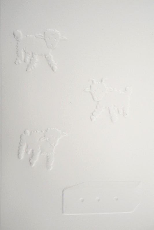 Antoine DE SAINT EXUPERY : Dessine-moi un mouton - Gravure sur bois