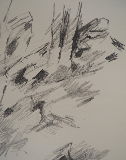 Jean BAZAINE : Sous bois - Lithographie originale signée
