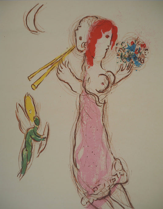 Marc CHAGALL : Daphnis et Chloé - Lithographie originale