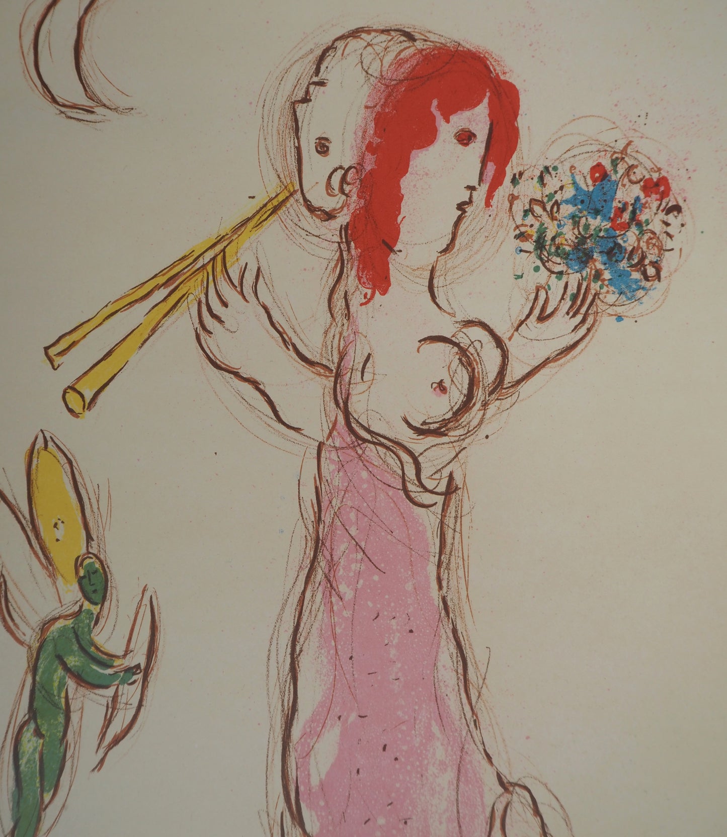 Marc CHAGALL : Daphnis et Chloé - Lithographie originale