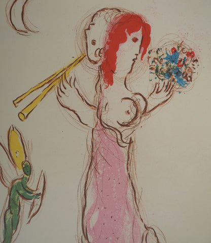 Marc CHAGALL : Daphnis et Chloé - Lithographie originale