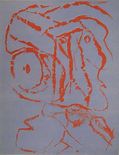 Pierre ALECHINSKY : Composition - Lithographie originale