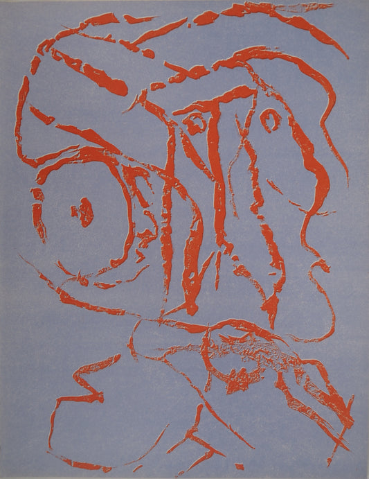 Pierre ALECHINSKY : Composition - Lithographie originale