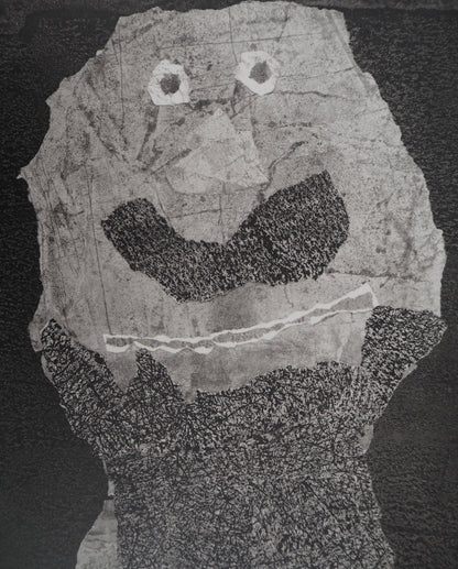 Jean DUBUFFET : Barbe des perplexités - Pochoir signé