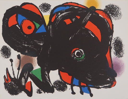 Joan MIRO : Animal sauvage - Lithographie originale