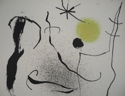 Joan MIRO : Bouquet de rêves pour Leïla - Lithographie originale