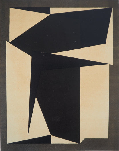 Victor VASARELY : Projet pour une tapisserie - Lithographie