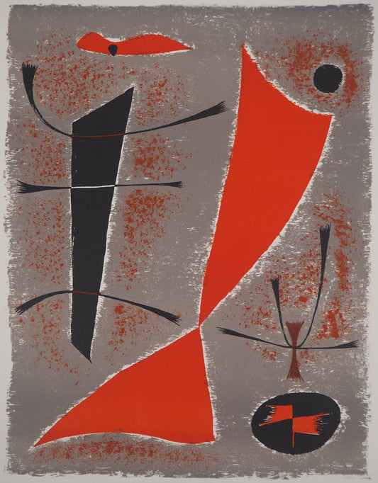 Gustave SINGIER : Composition abstraite - Lithographie originale