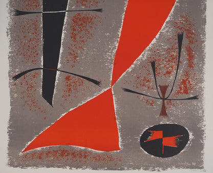 Gustave SINGIER : Composition abstraite - Lithographie originale