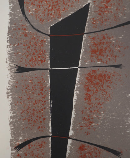 Gustave SINGIER : Composition abstraite - Lithographie originale